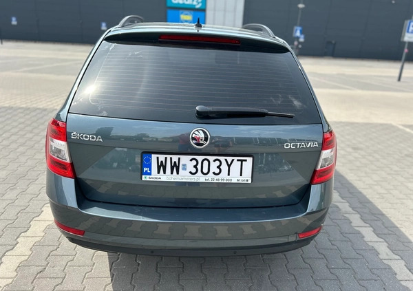 Skoda Octavia cena 82000 przebieg: 39319, rok produkcji 2019 z Warszawa małe 211